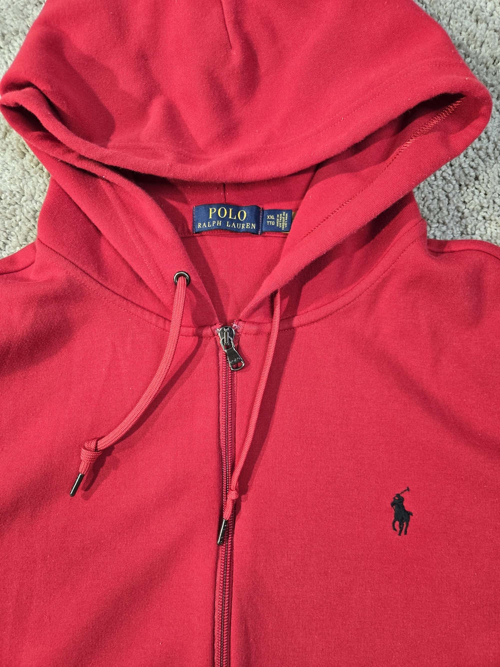 Ralph Lauren Polo Red Zip Hoodie & Jogger Set - Picture 3 of 16